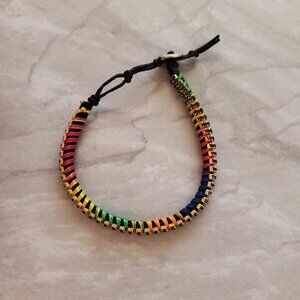 🌈 Stella and Dot Rainbow Rhinestones Crystals Colorful Visionary Bracelet 🌈